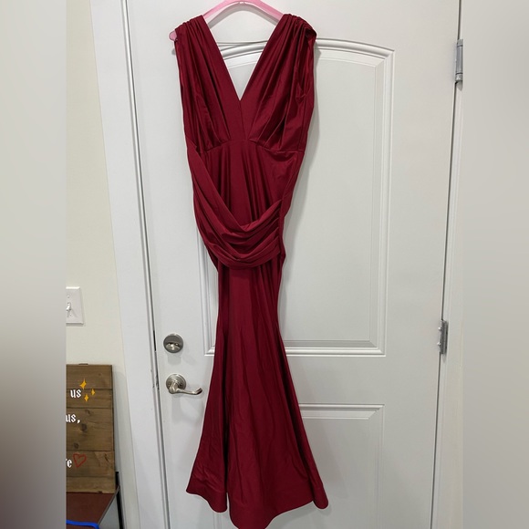 Jessica Angel Formal Dress; Size L; Cardinal; ONLY WORN ONCE - Picture 7 of 8
